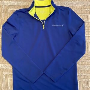 Performance half zip boys vineyard vines